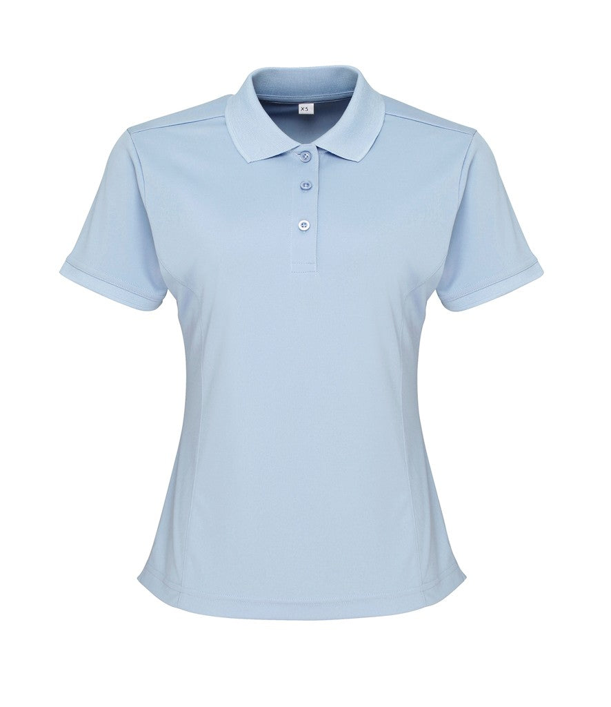 Women's Coolchecker Pique Polo | LIGHT BLUE